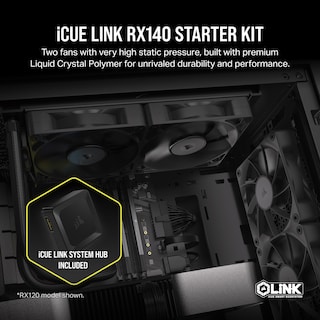Foto 2 | Ventilador Corsair Icue Link Rx140 de 140 mm Con Sistema Icue Link - Venta Internacional