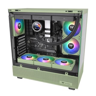 Foto 6 | Ventilador De Refrigeración Thermaltake Ct120 Ex Argb Sync Matcha Green, Paquete De 3 - Venta Internacional.