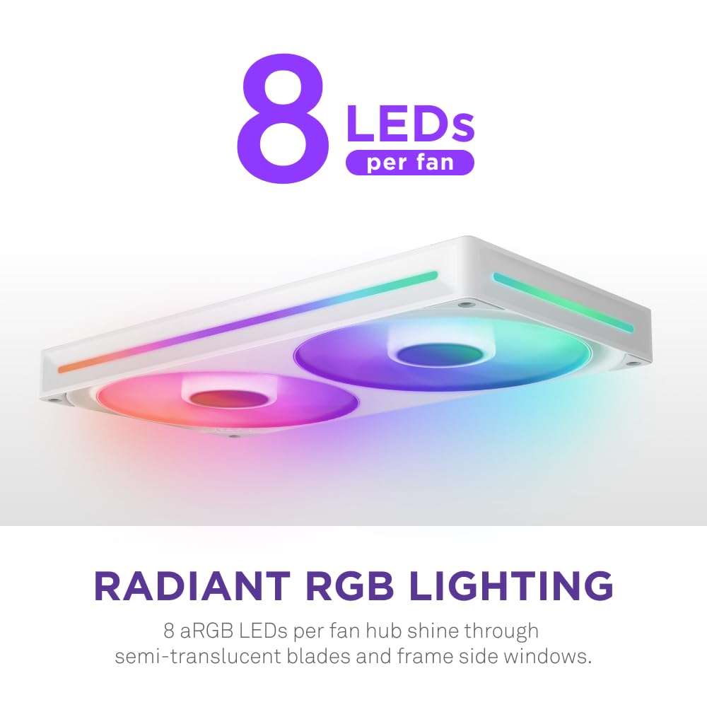 Foto 7 pulgar | Unidad De Ventilador Nzxt F280 Rgb Core De 280 Mm Con 2 Ventiladores Rgb De 140 Mm - Venta Internacional.