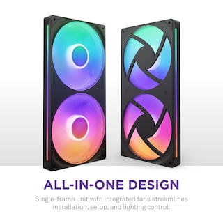Foto 2 | Unidad De Ventilador Nzxt F280 Rgb Core Con 2 Ventiladores De 140 Mm Y 280 Mm - Venta Internacional.