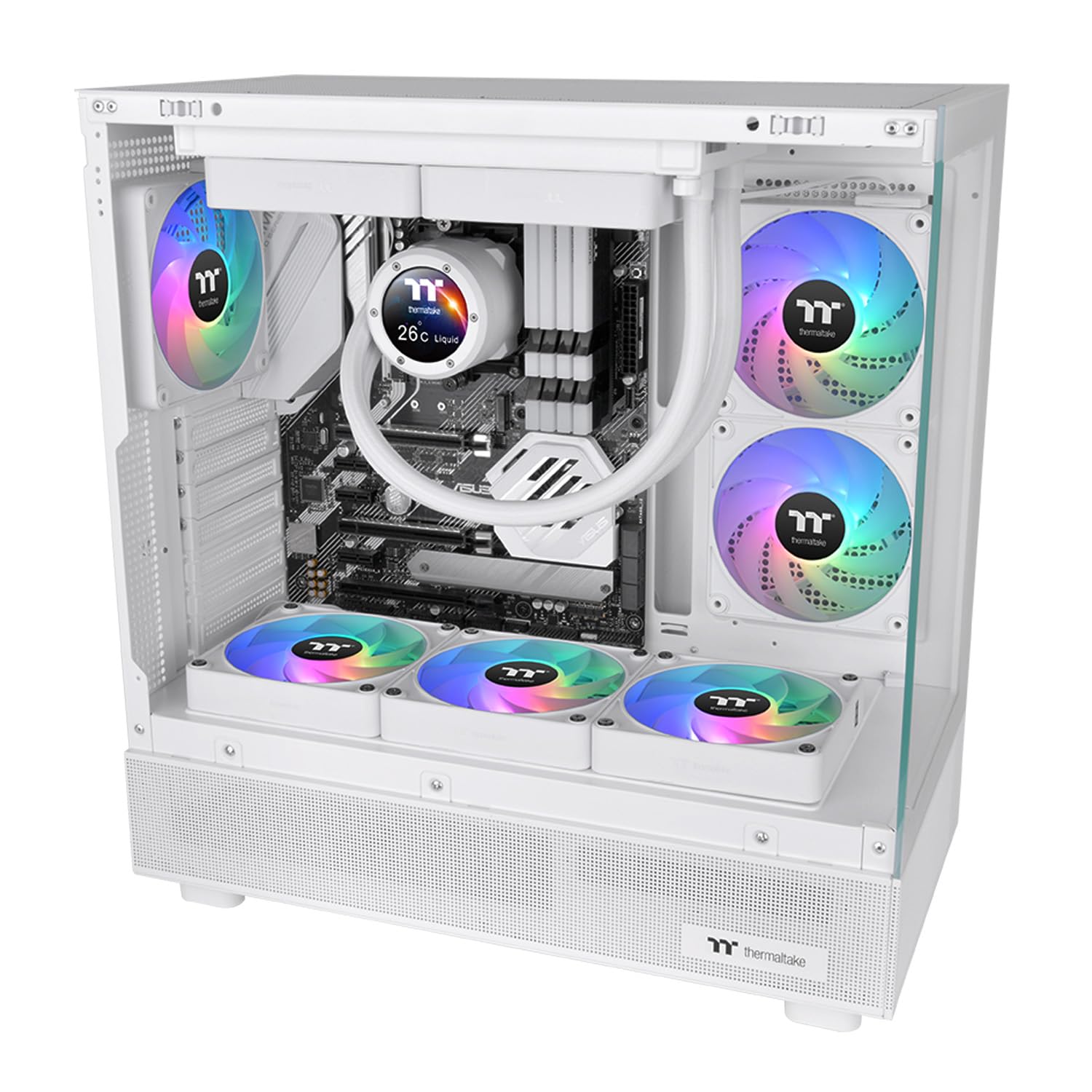 Foto 6 | Ventilador De Refrigeración Thermaltake Ct120 Ex Argb Reverse White (paquete De 3) - Venta Internacional.