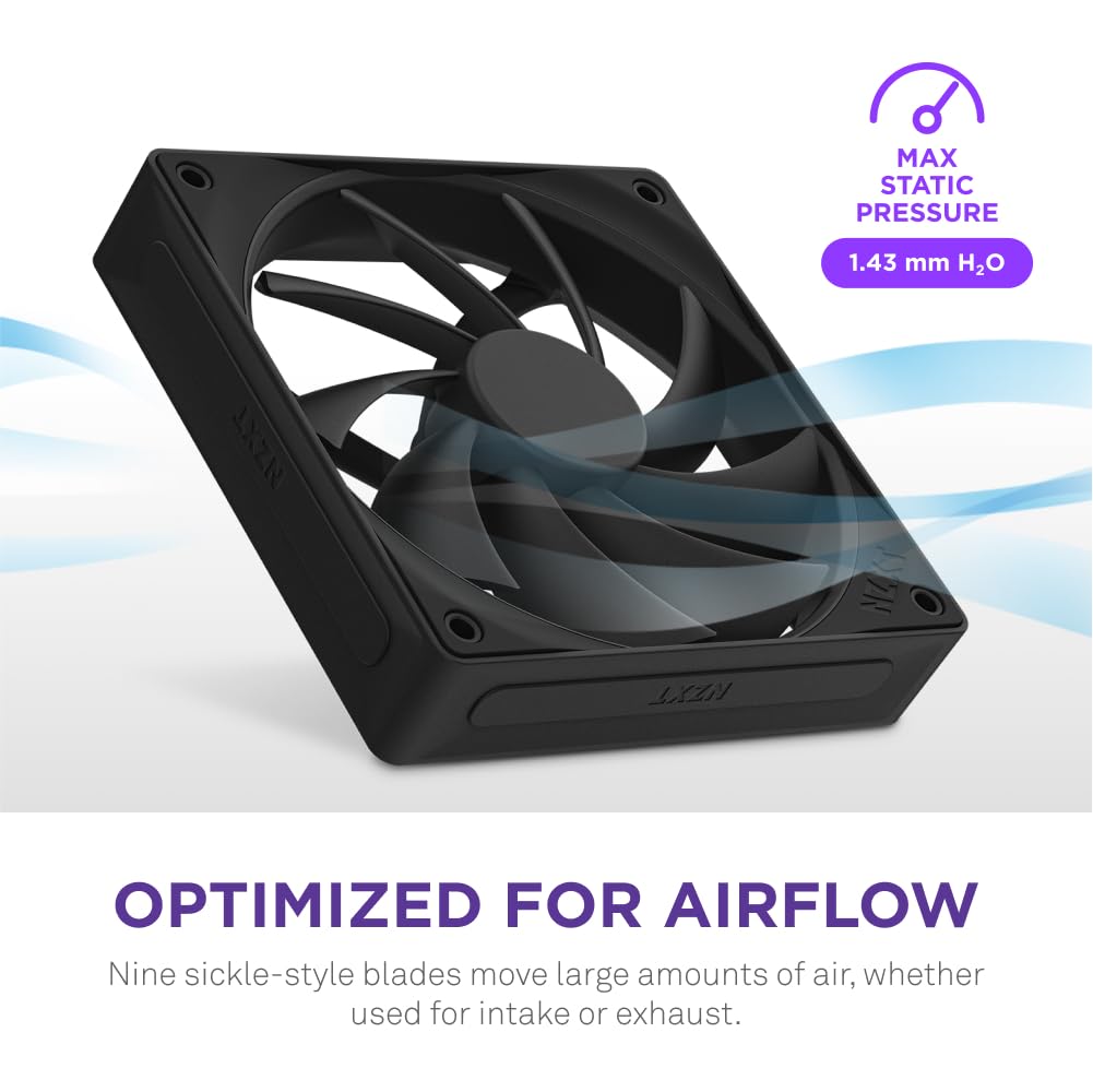 Foto 3 pulgar | Ventilador Para Pc Nzxt F120q, 120 Mm, Silencioso, Flujo De Aire Negro - Venta Internacional.
