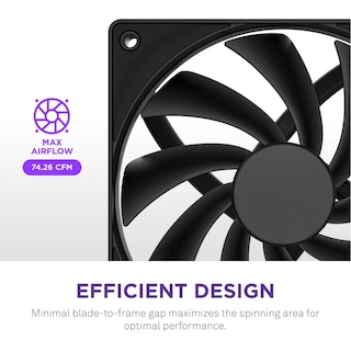 Foto 3 | Ventilador Para Pc Nzxt F120q, 120 Mm, Silencioso, Flujo De Aire Negro - Venta Internacional.