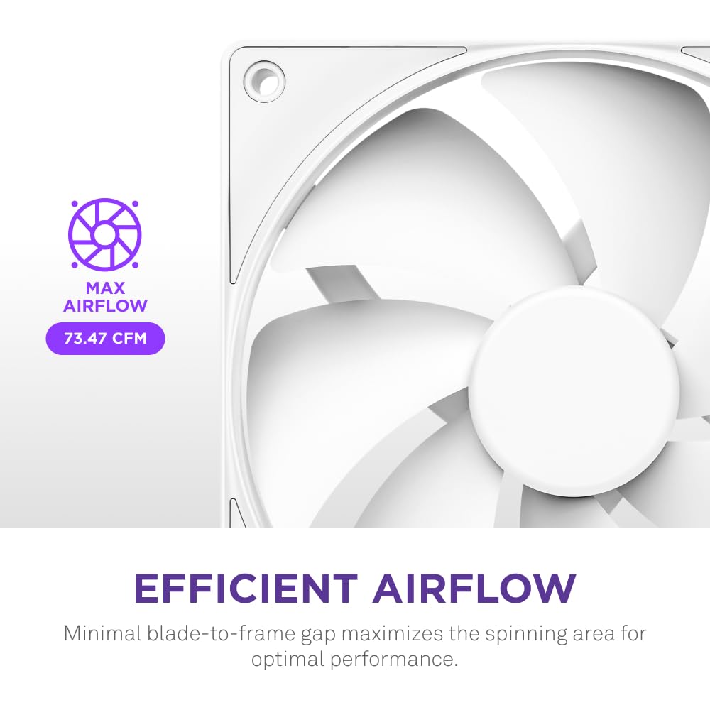 Foto 4 pulgar | Ventilador De Carcasa Para Pc Nzxt F140p, 140 Mm, Presión Estática, Blanco - Venta Internacional.