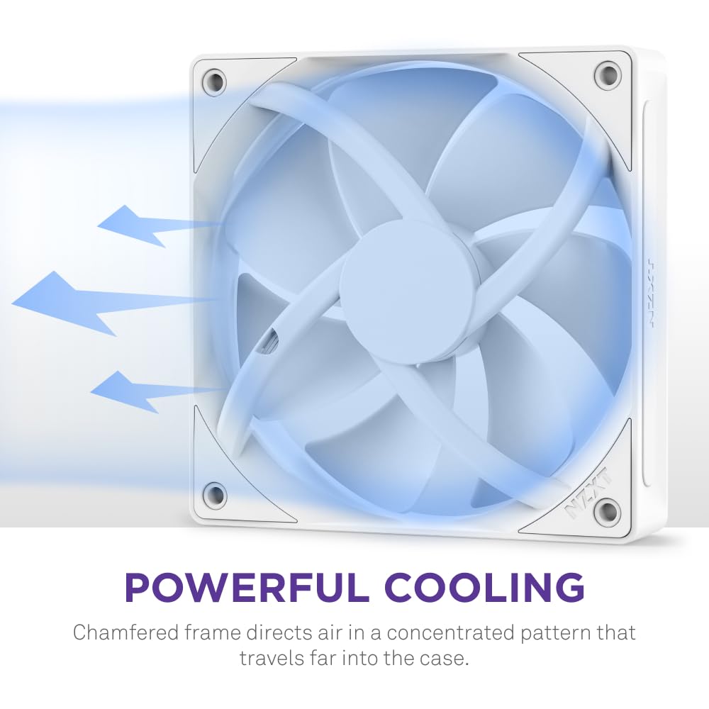 Foto 5 pulgar | Ventilador De Carcasa Para Pc Nzxt F140p, 140 Mm, Presión Estática, Blanco - Venta Internacional.