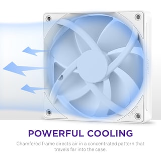 Foto 4 | Ventilador De Carcasa Para Pc Nzxt F140p, 140 Mm, Presión Estática, Blanco - Venta Internacional.