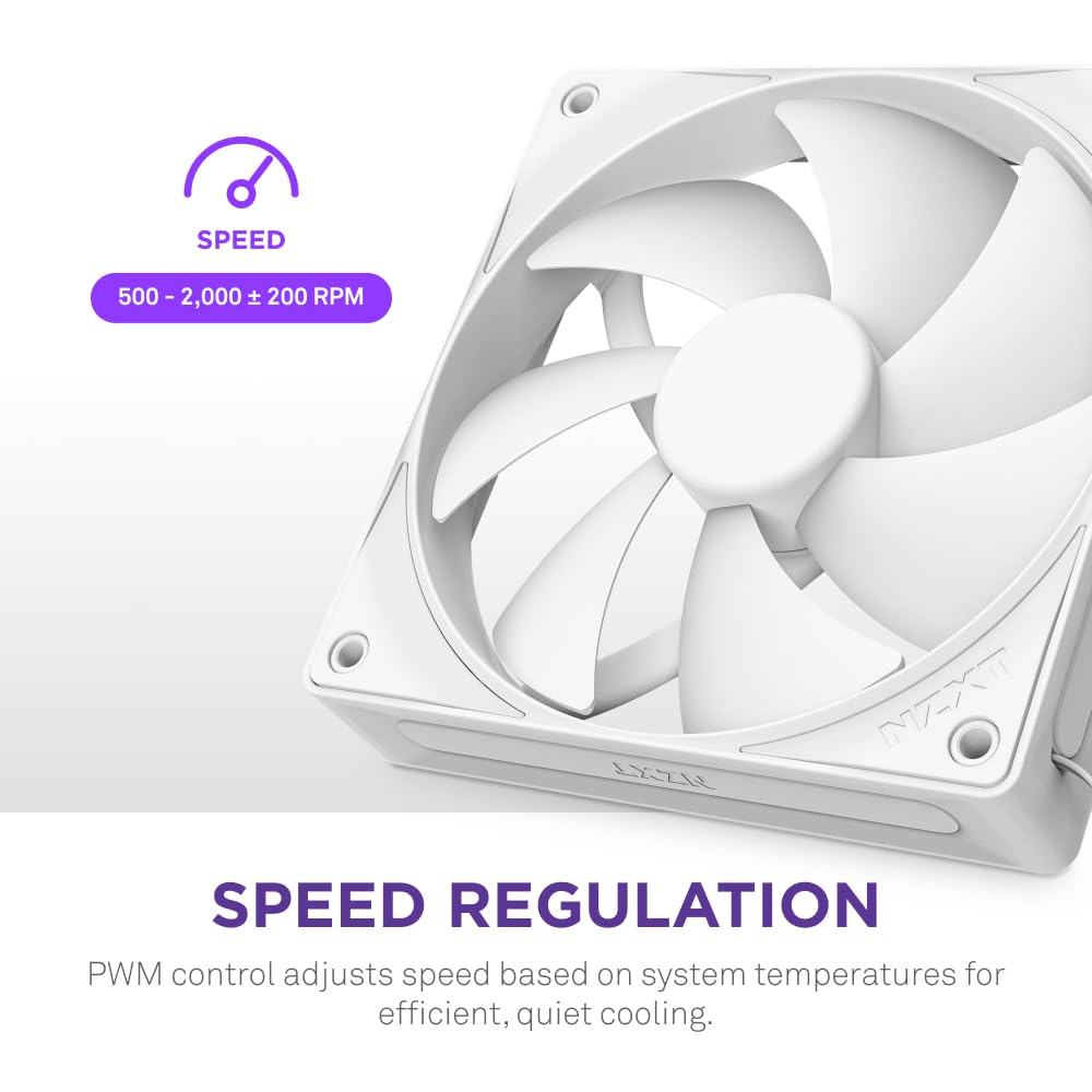 Foto 7 pulgar | Ventilador De Carcasa Para Pc Nzxt F140p, 140 Mm, Presión Estática, Blanco - Venta Internacional.