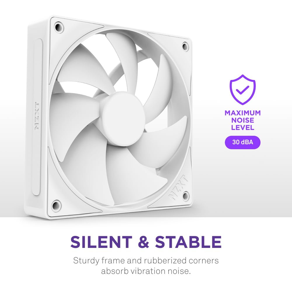 Foto 8 pulgar | Ventilador De Carcasa Para Pc Nzxt F140p, 140 Mm, Presión Estática, Blanco - Venta Internacional.