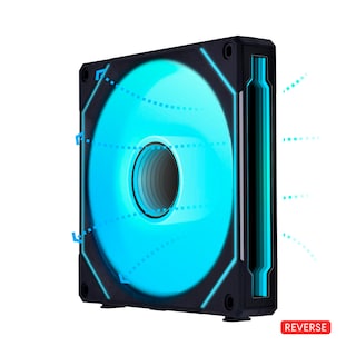 Foto 3 | Fan Lian Li Uni Sl-infinity 140 Con Hoja Inversa Argb De 14 Cm, Color Negro - Venta Internacional.
