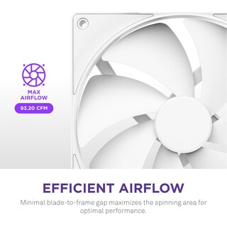 Foto 3 | Ventilador De Carcasa Para Pc Nzxt F120p, 120 Mm, Presión Estática, Blanco - Venta Internacional.