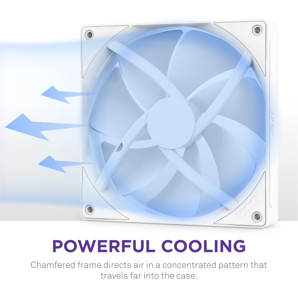 Foto 4 | Ventilador De Carcasa Para Pc Nzxt F120p, 120 Mm, Presión Estática, Blanco - Venta Internacional.