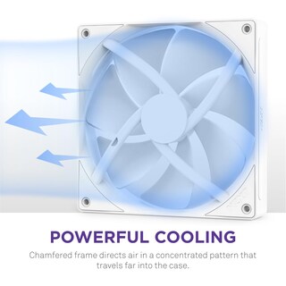 Foto 4 | Ventilador De Carcasa Para Pc Nzxt F120p, 120 Mm, Presión Estática, Blanco - Venta Internacional.