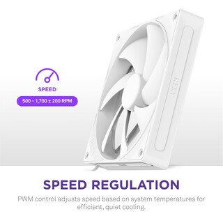 Foto 6 | Ventilador De Carcasa Para Pc Nzxt F120p, 120 Mm, Presión Estática, Blanco - Venta Internacional.