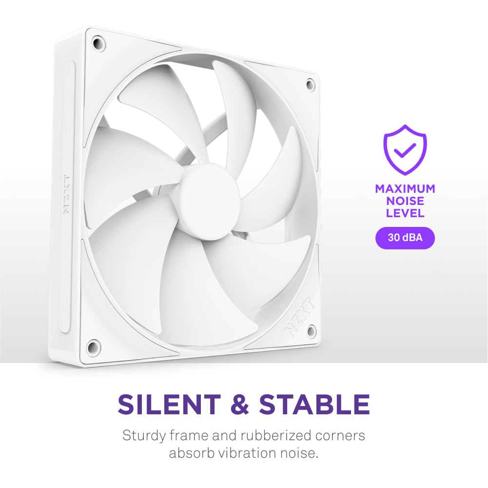 Foto 7 | Ventilador De Carcasa Para Pc Nzxt F120p, 120 Mm, Presión Estática, Blanco - Venta Internacional.