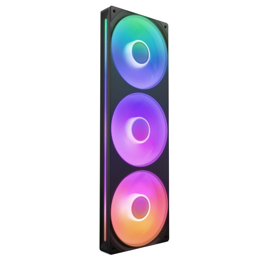 Foto 2 pulgar | Unidad De Ventilador Nzxt F360 Rgb Core 360 Mm Con 3 Ventiladores Rgb De 120 Mm, Color Negro - Venta Internacional.