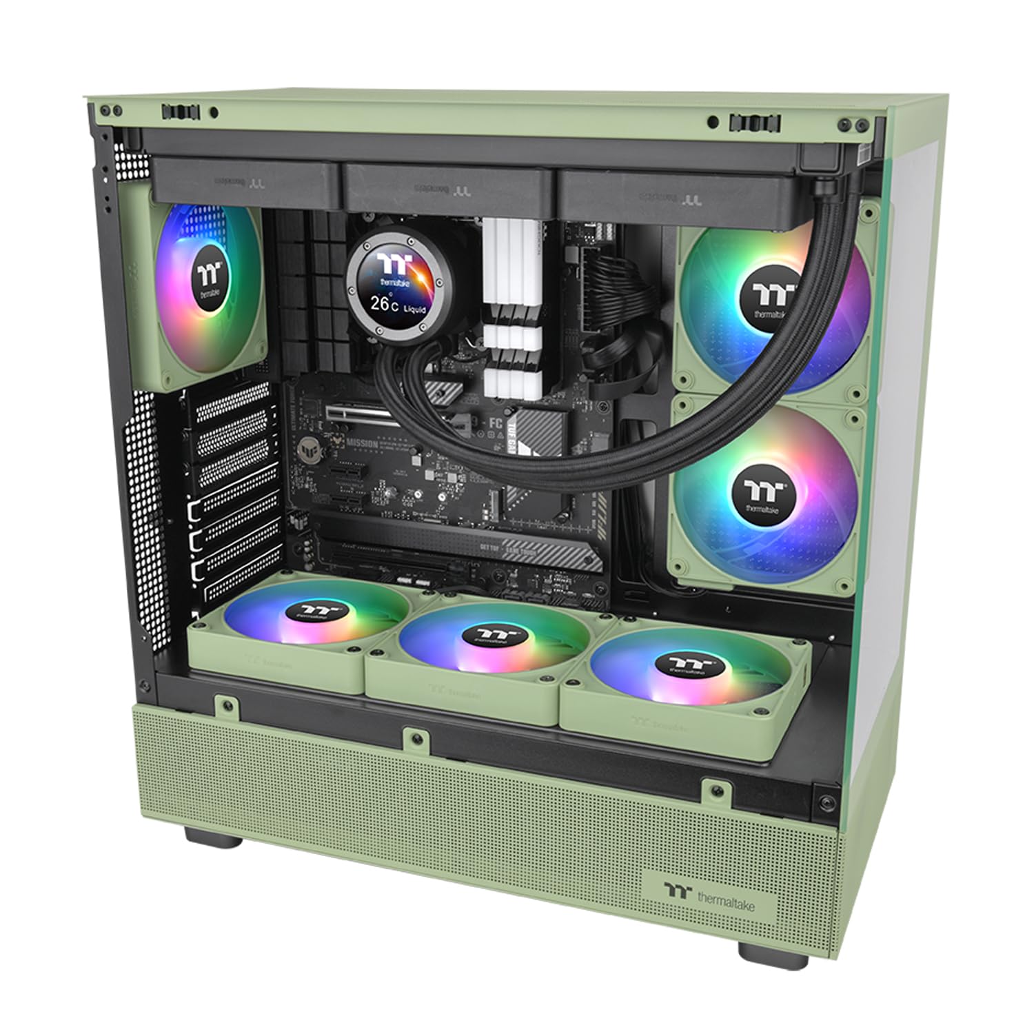 Foto 6 | Ventilador De Refrigeración Thermaltake Ct140 Ex Argb Reverse Matcha Green - Venta Internacional.