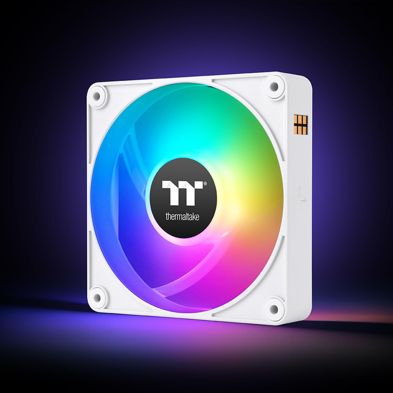 Foto 3 | Ventilador De Refrigeración Thermaltake Ct140 Ex Argb Sync 140 Mm, Paquete De 3 Unidades, Blanco - Venta Internacional.