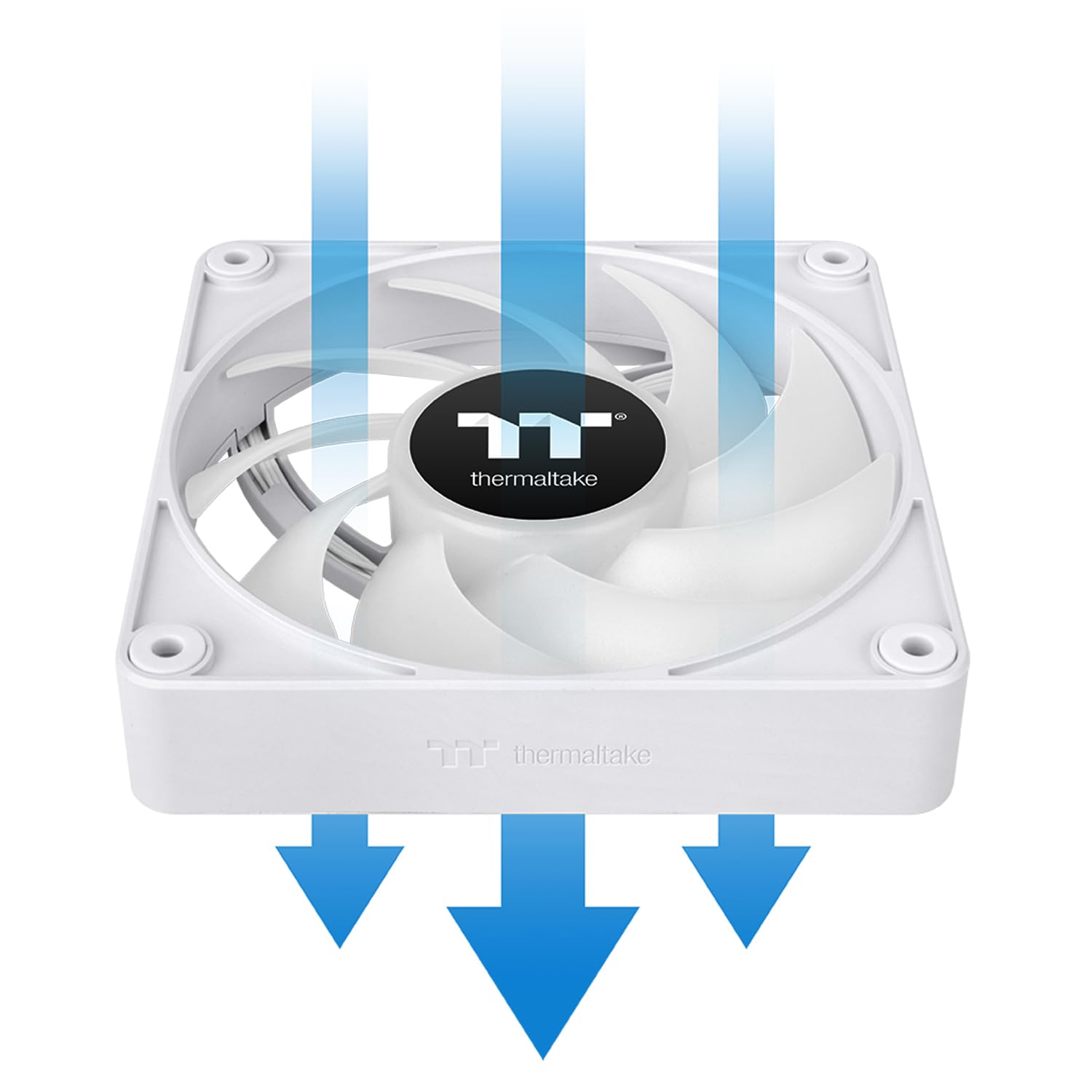 Foto 6 pulgar | Ventilador De Refrigeración Thermaltake Ct140 Ex Argb Sync 140 Mm, Paquete De 3 Unidades, Blanco - Venta Internacional.