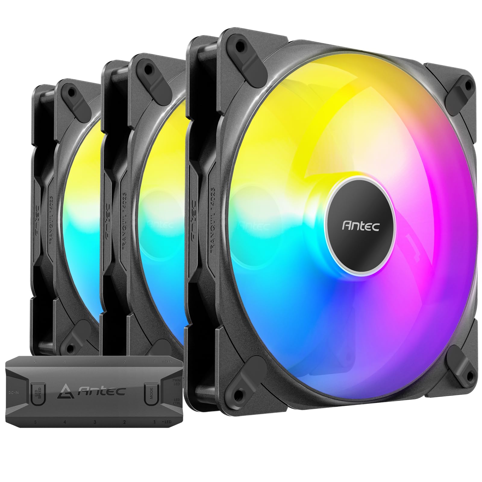Foto 2 pulgar | Ventiladores De Caja Antec Tranquil 140 Argb 140 Mm X 25 Mm 1500 Rpm 89.72 - Venta Internacional.