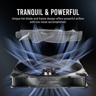 Foto 2 | Ventiladores De Caja Antec Tranquil 140 Argb 140 Mm X 25 Mm 1500 Rpm 89.72 - Venta Internacional.