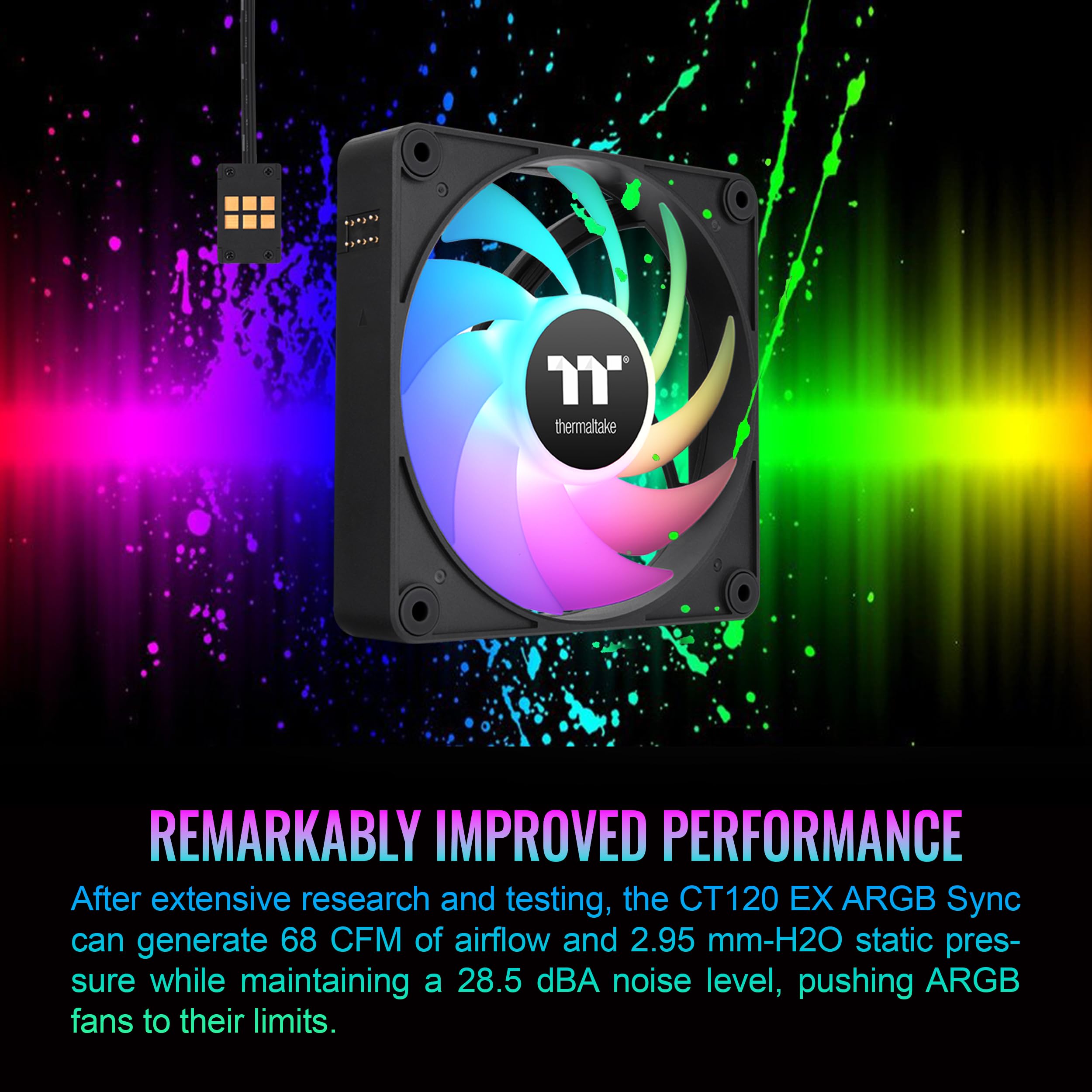 Foto 8 pulgar | Ventilador De Refrigeración Thermaltake Ct120 Ex Argb Sync 120 Mm, Paquete De 3 - Venta Internacional.