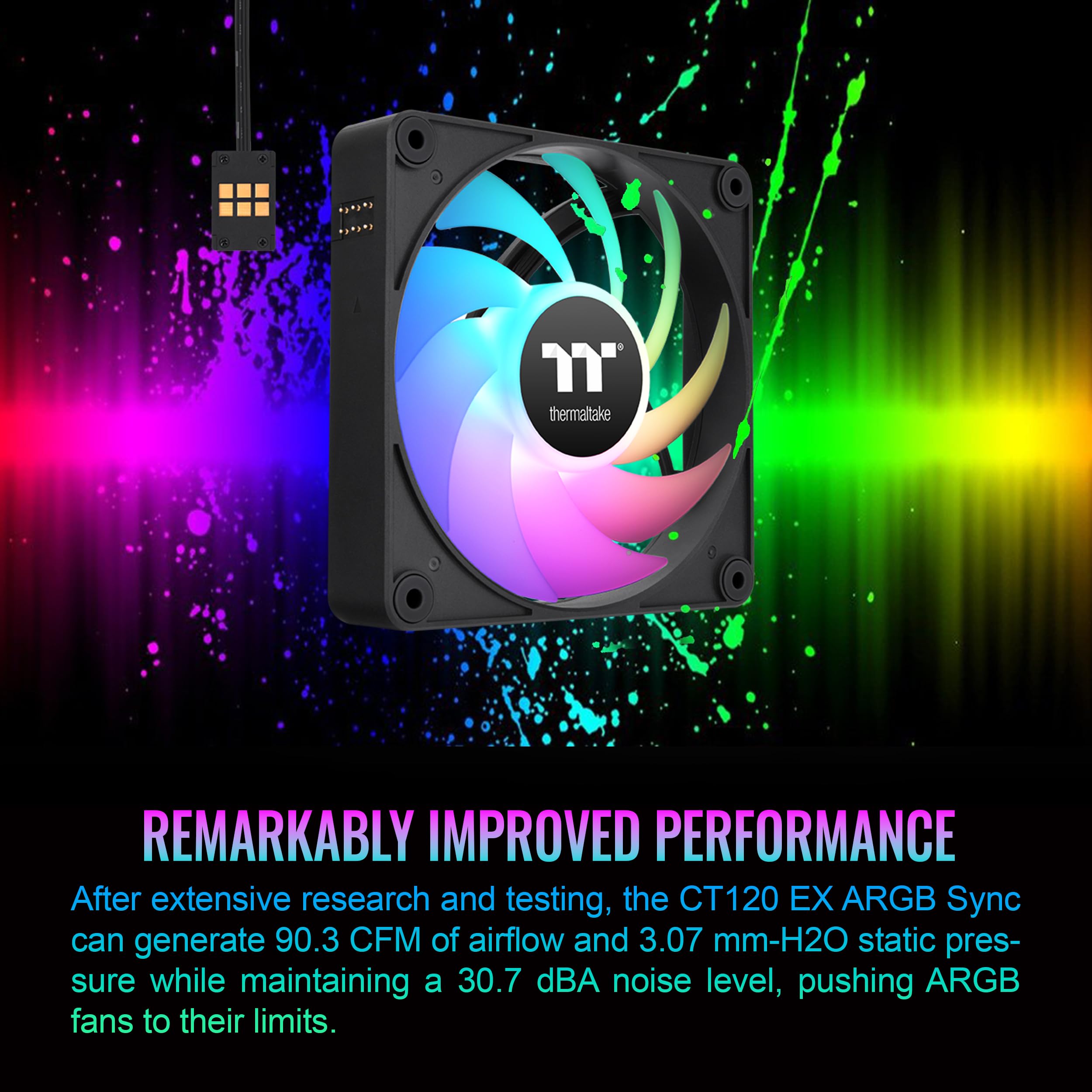 Foto 8 pulgar | Ventilador De Refrigeración Thermaltake Ct140 Ex Argb Sync 140 Mm, Paquete De 3 - Venta Internacional.