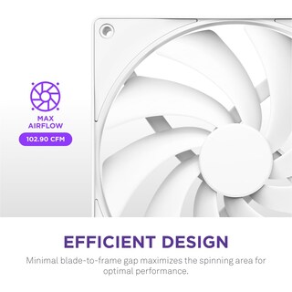 Foto 3 | Ventilador Para Pc Nzxt F140q, 120 Mm, Silencioso, Flujo De Aire, Blanco - Venta Internacional.