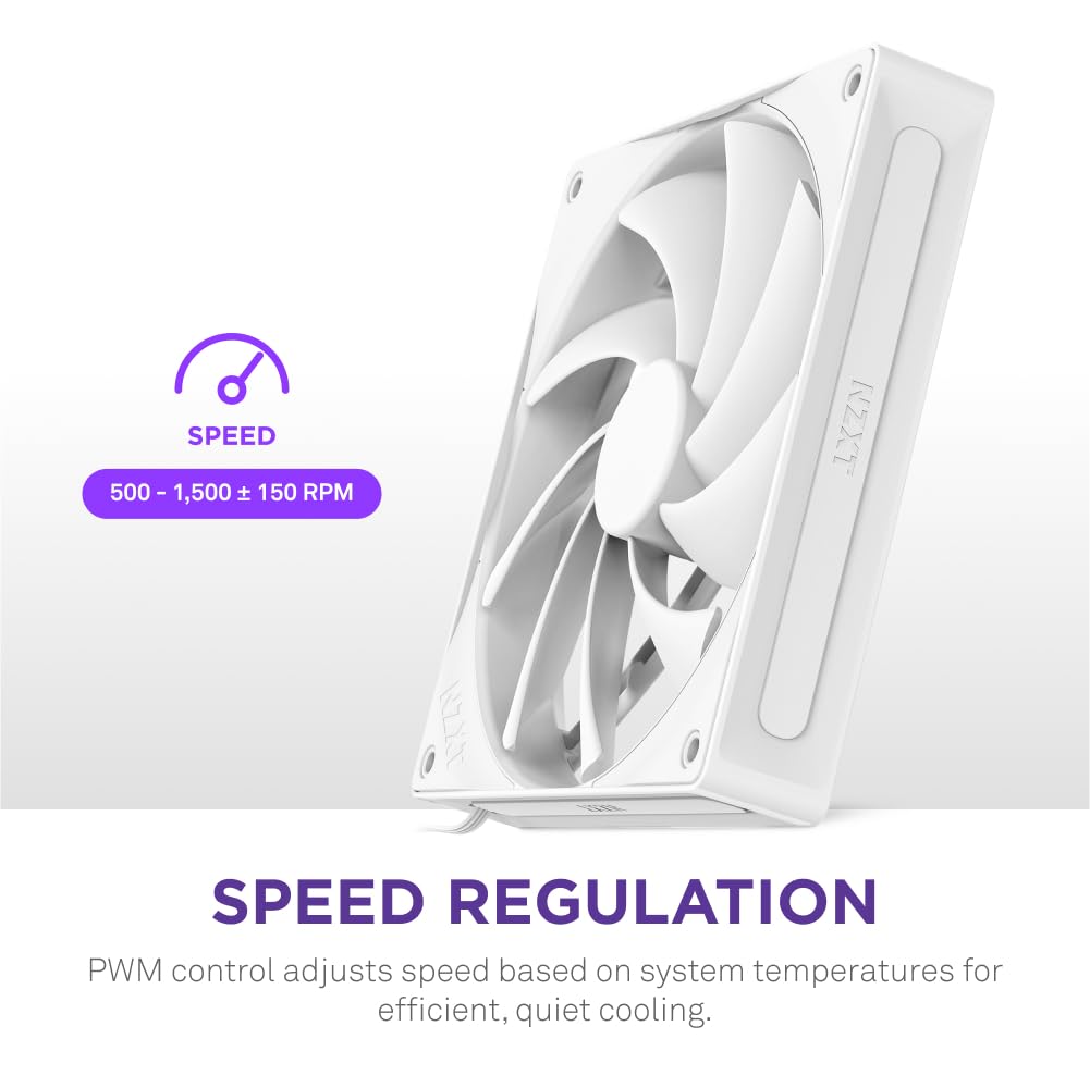 Foto 7 pulgar | Ventilador Para Pc Nzxt F140q, 120 Mm, Silencioso, Flujo De Aire, Blanco - Venta Internacional.