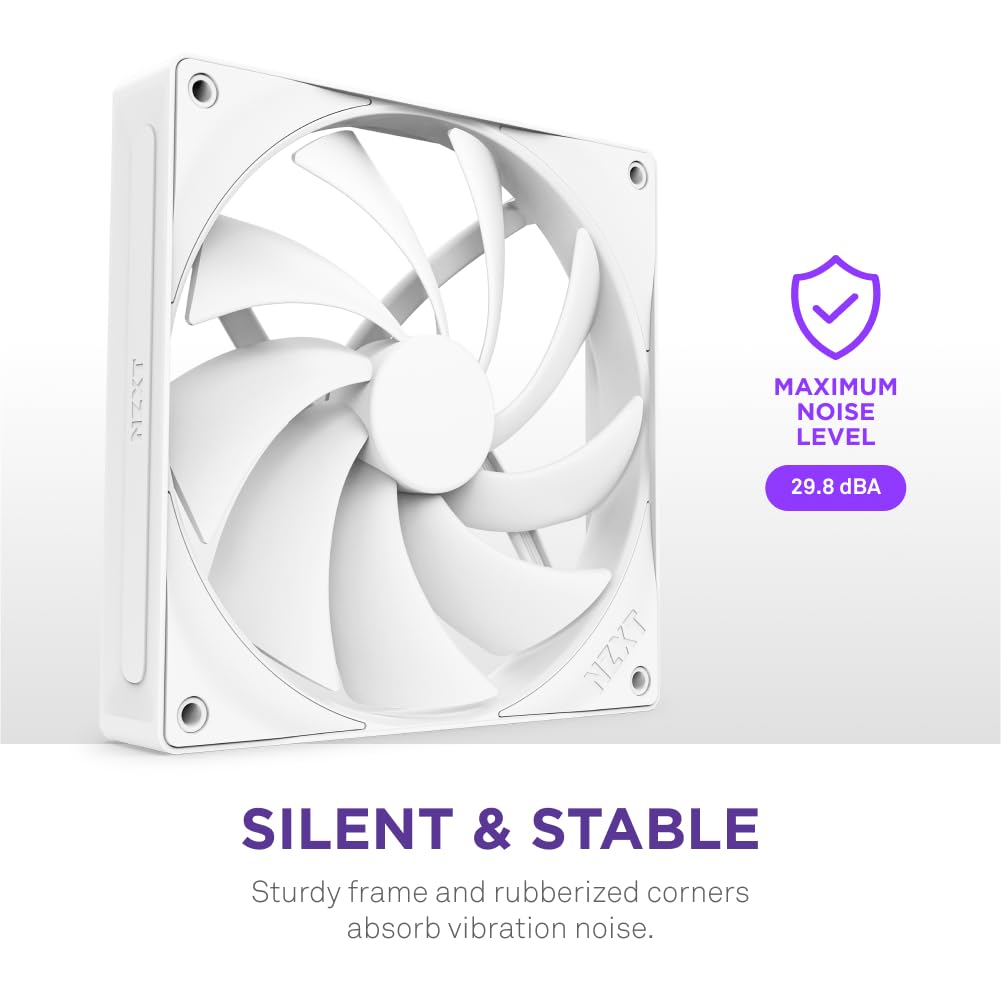 Foto 8 pulgar | Ventilador Para Pc Nzxt F140q, 120 Mm, Silencioso, Flujo De Aire, Blanco - Venta Internacional.