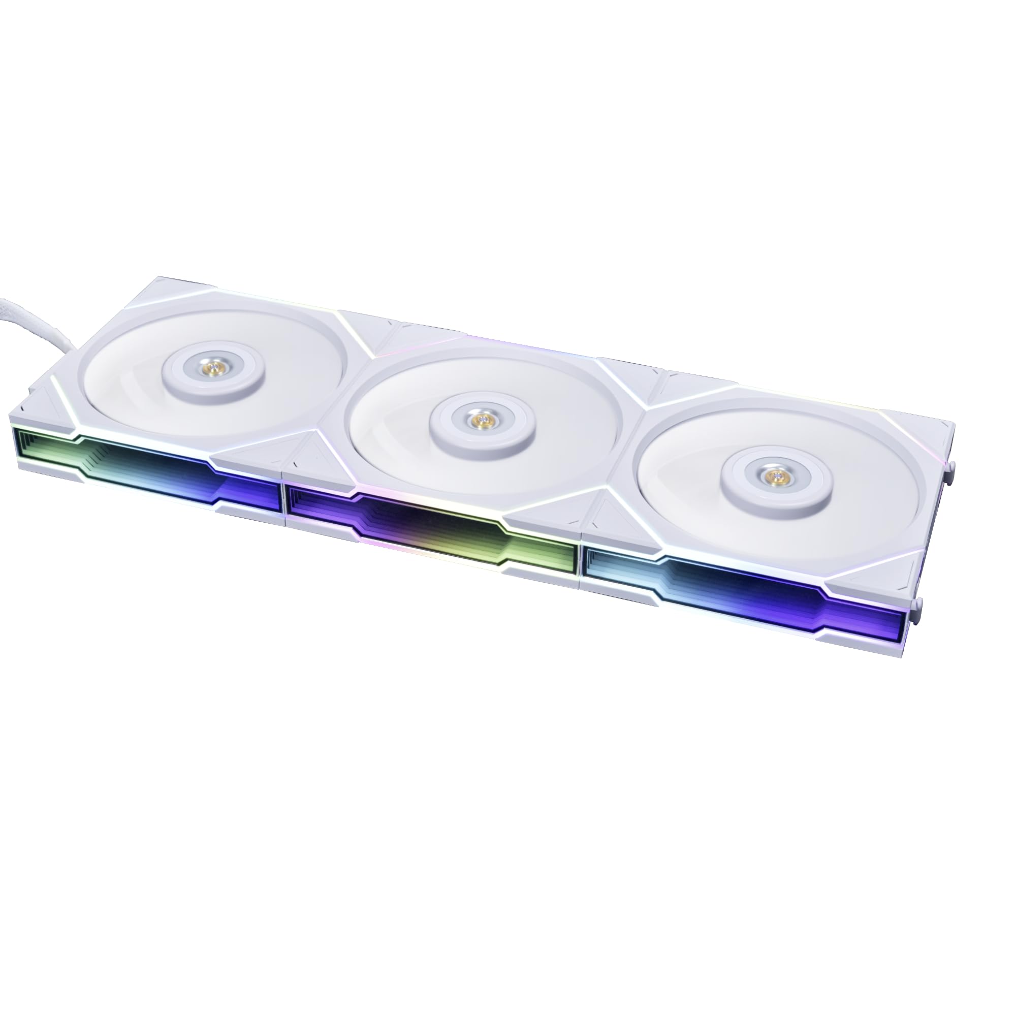 Ventilador Lian Li Uni Tl 120 Con Hoja Inversa Blanca Con Controlador - Venta Internacional.
