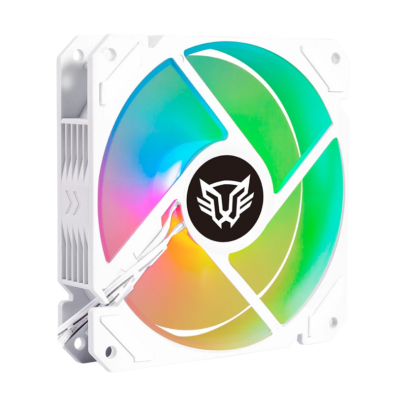 Foto 2 | Ventilador Balam Rush Eolox Blaze Ex70kw Argb 120 mm 1200 RPM Blanco- 3 Piezas Incluye Hub Control