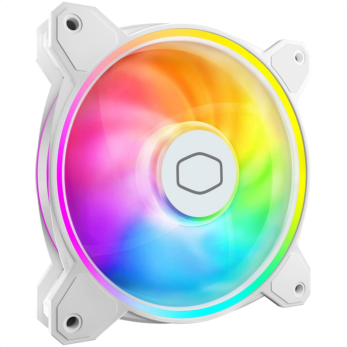 Foto 1 | Ventilador Cooler Master 120mm Masterfan Mf120 Halo² Argb White Mfl-b2dw-21np2-r2