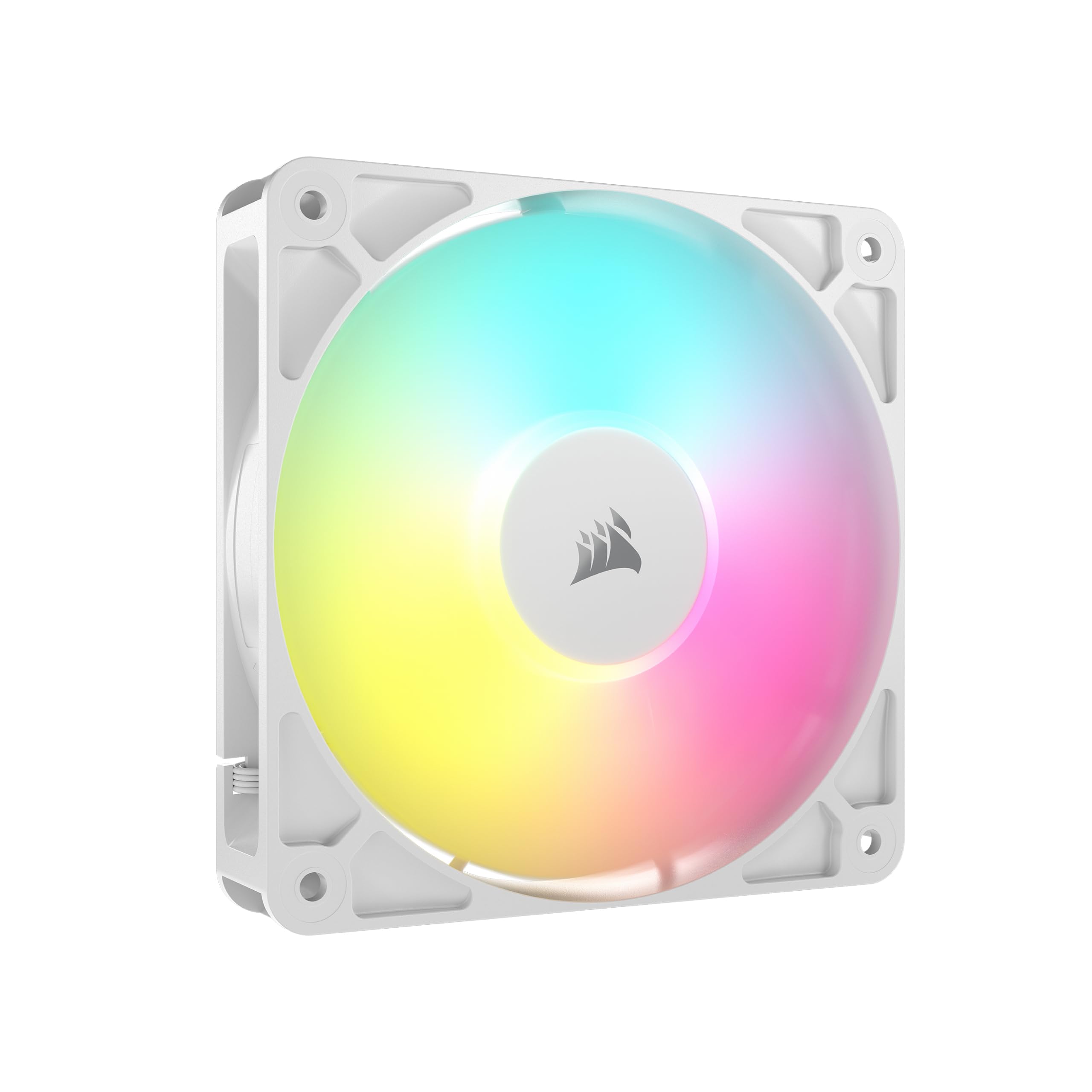 Ventilador Corsair RS120 ARGB 120 mm PWM Daisy-Chain Blanco - Venta Internacional