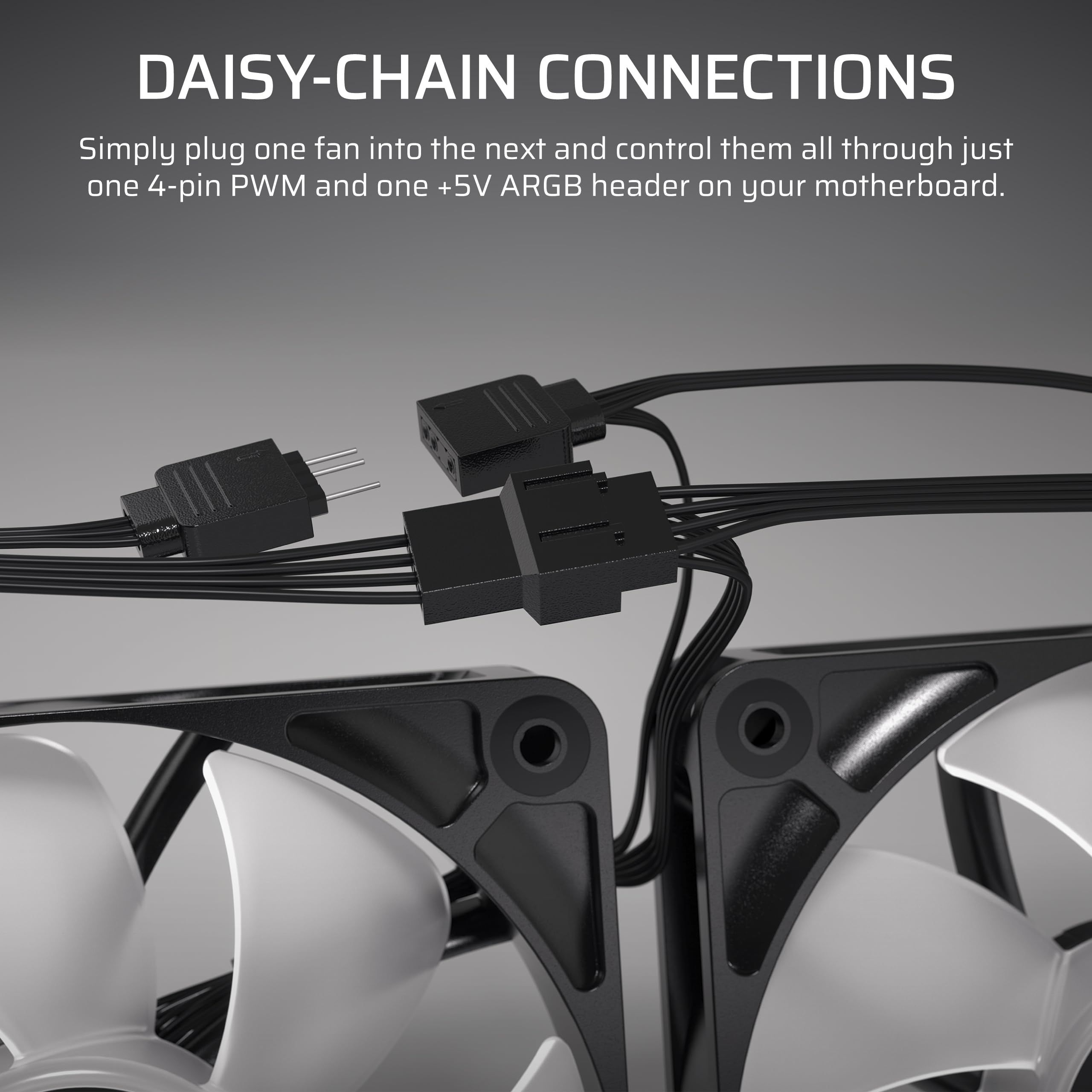 Foto 5 pulgar | Ventilador Corsair RS120 ARGB 120 mm PWM Daisy-Chain Blanco - Venta Internacional