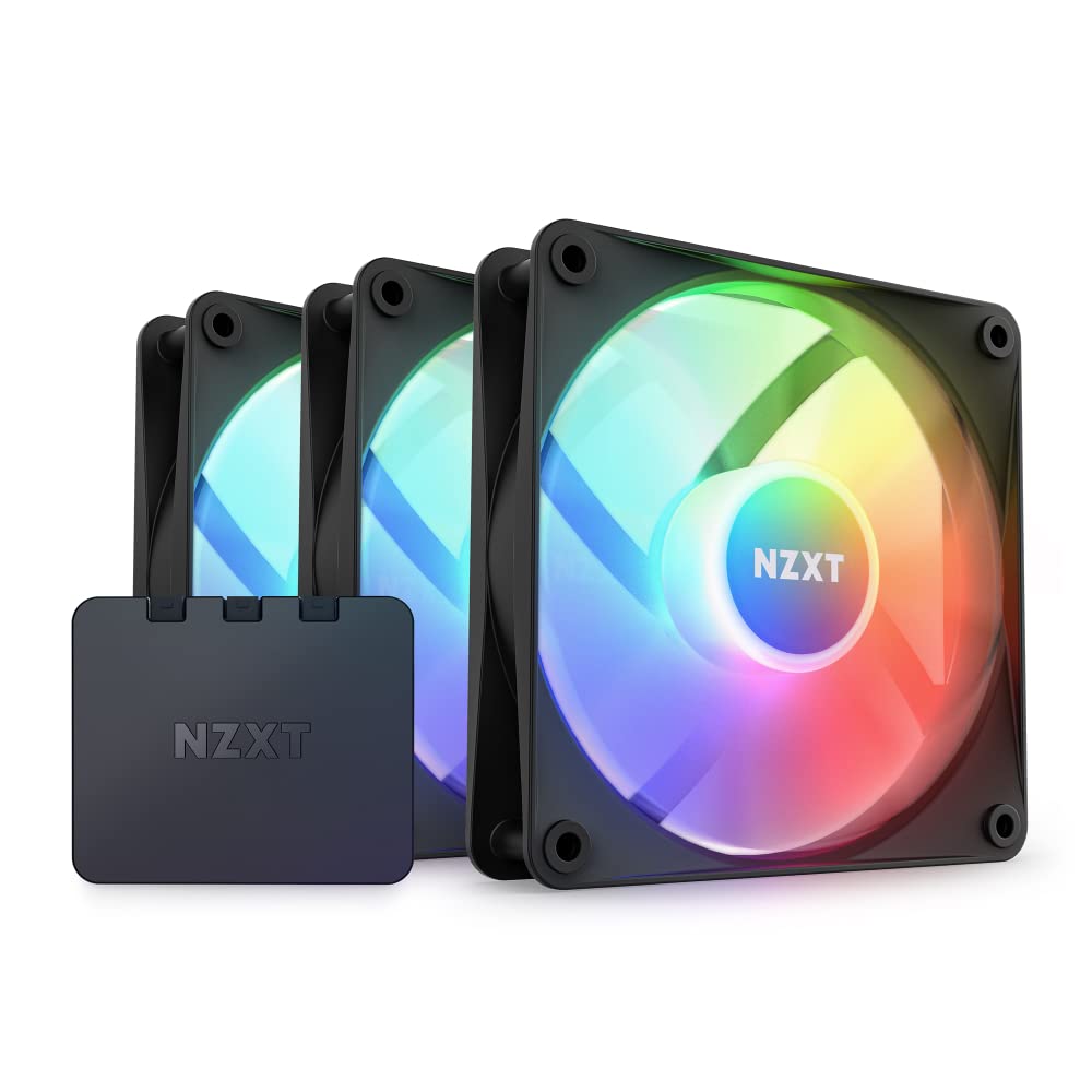 Paquete Triple De Ventiladores Nzxt F120 Rgb Core De 120 Mm Con Controlador Rgb - Venta Internacional.