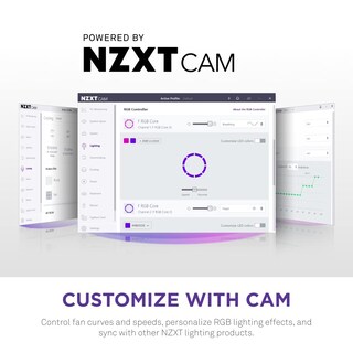 Foto 7 | Paquete Triple De Ventiladores Nzxt F120 Rgb Core De 120 Mm Con Controlador Rgb - Venta Internacional.