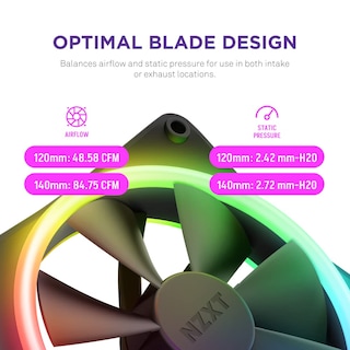 Foto 2 | Paquete Triple de Ventiladores NZXT F120 RGB Duo de 3 X 120 mm con Controlador RGB - Venta Internacional