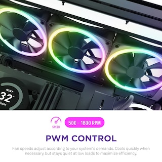 Foto 5 | Paquete Triple de Ventiladores NZXT F120 RGB Duo de 3 X 120 mm con Controlador RGB - Venta Internacional