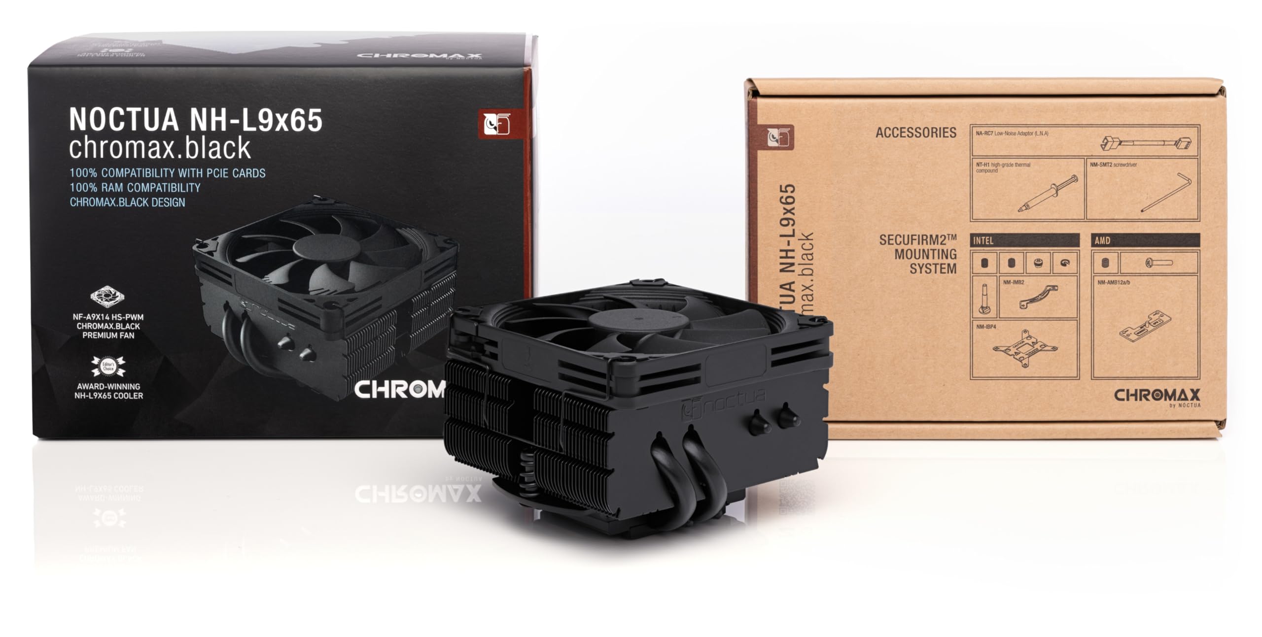 Foto 5 pulgar | Enfriador De Cpu Noctua Nh-l9x65 Chromax, Negro, Perfil Bajo, 65 Mm - Venta Internacional.