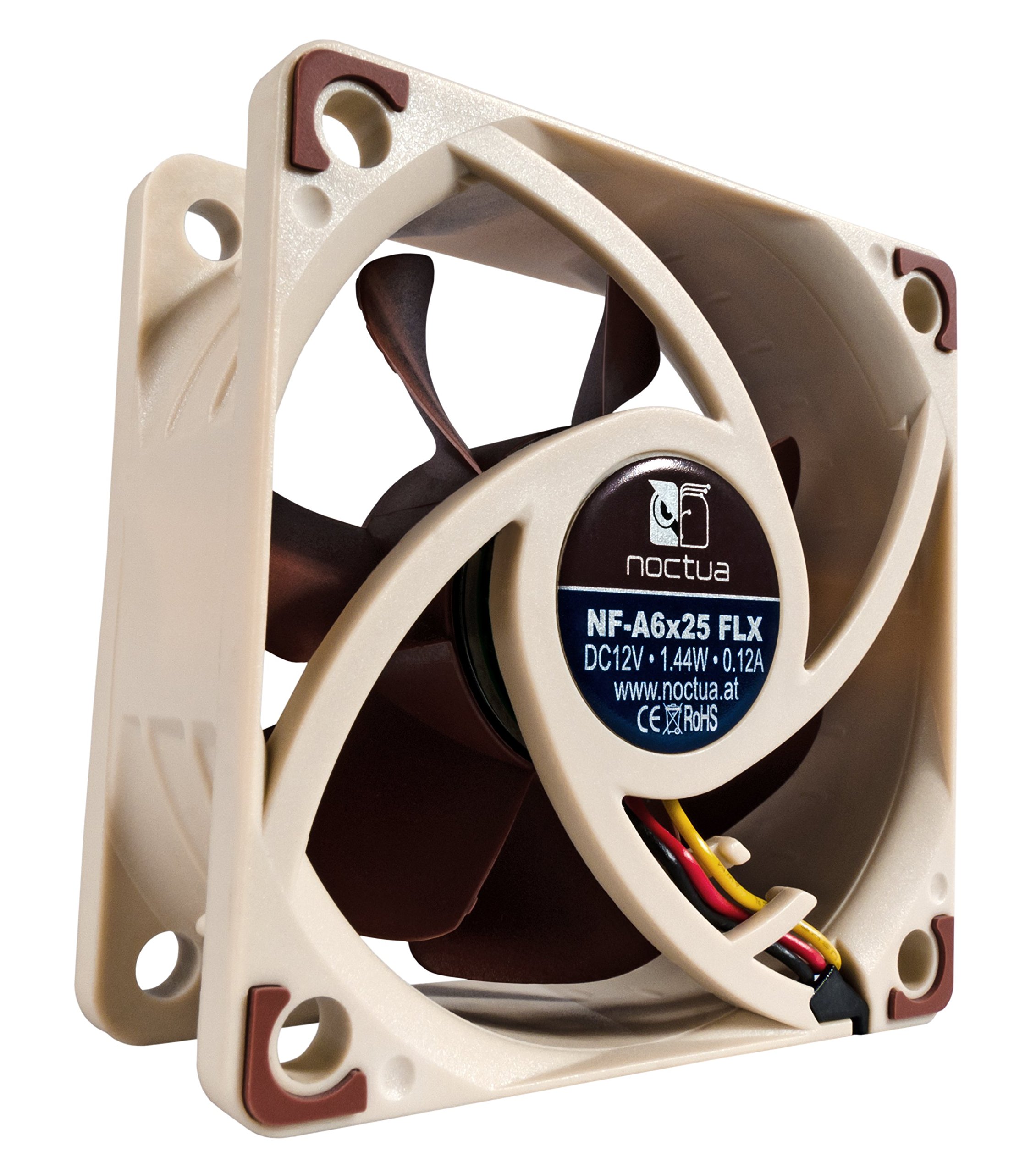 Foto 3 pulgar | Ventilador Noctua Nf-a6x25 Flx Premium Silencioso 60 Mm 12 V 3 Pines Marrón - Venta Internacional