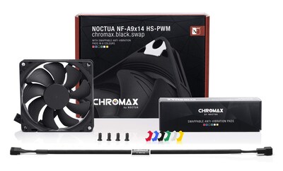 Foto 3 | Ventilador Noctua Nf-a9x14 Hs-pwm Chromax.black.swap 92x14 Mm - Venta Internacional.