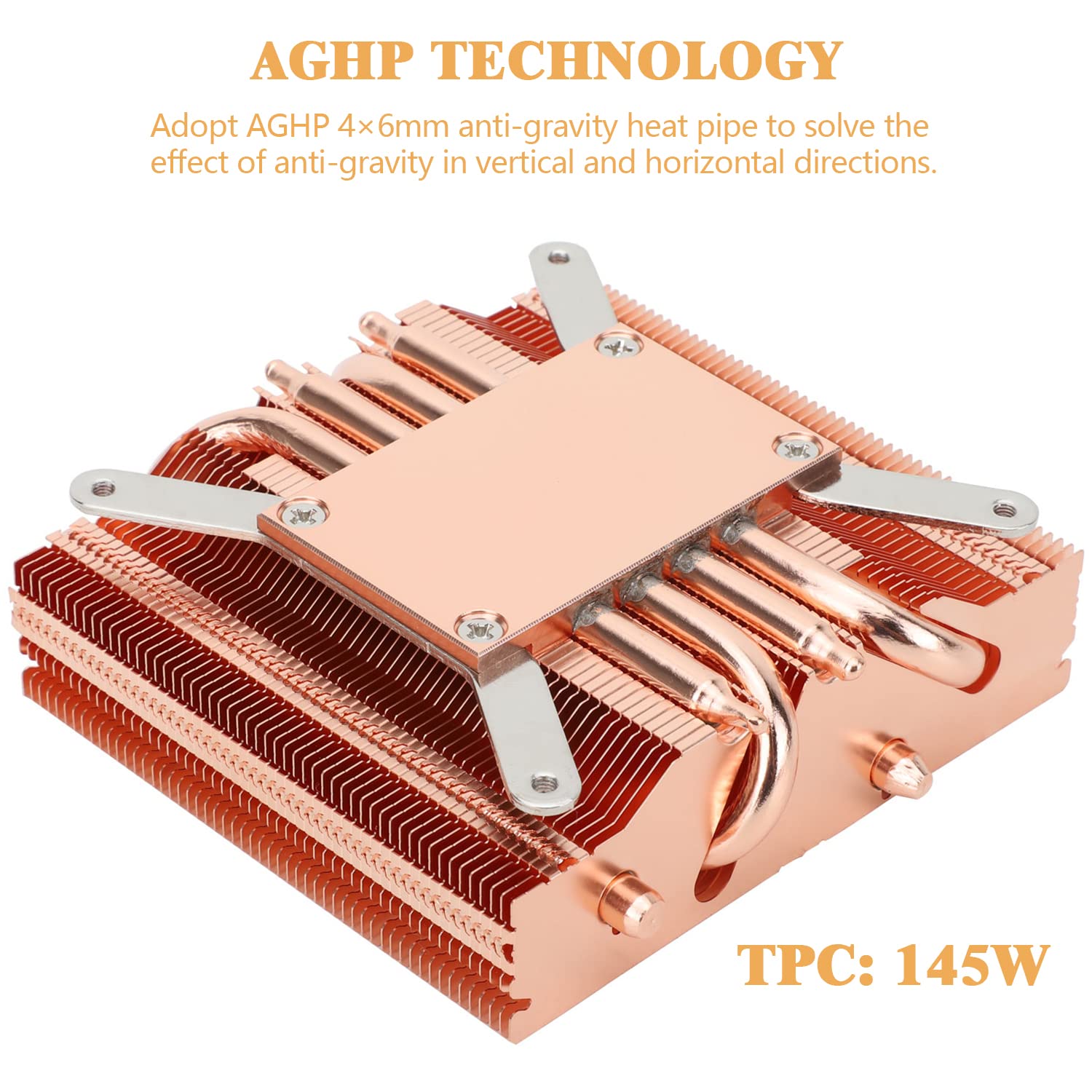 Foto 3 pulgar | Enfriador de CPU Thermalright AXP90-X47 Full Cooper de Perfil Bajo - Venta Internacional