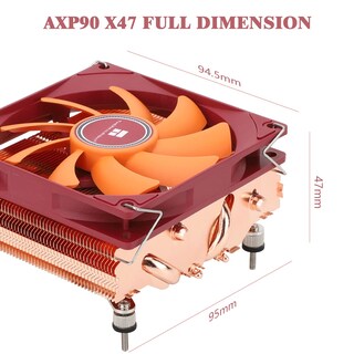 Foto 6 | Enfriador de CPU Thermalright AXP90-X47 Full Cooper de Perfil Bajo - Venta Internacional