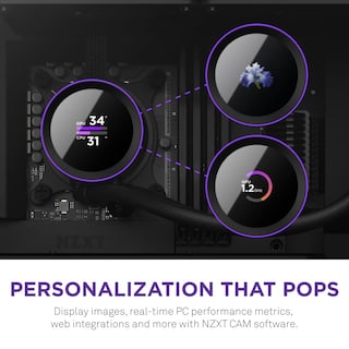 Foto 2 | Enfriador Líquido para CPU Nzxt Kraken 240 Rl-kn-240-b1 240 mm Negro - Venta Internacional