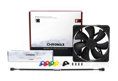 Foto 2 | Ventilador Noctua Nf-a14 Pwm Chromax.black.swap 140 Mm 1500 Rpm - Venta Internacional.