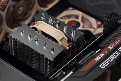 Foto 6 | Enfriador De Cpu Noctua Nh-d12l, Baja Altura, Doble Torre, 120 Mm, Marrón - Venta Internacional.