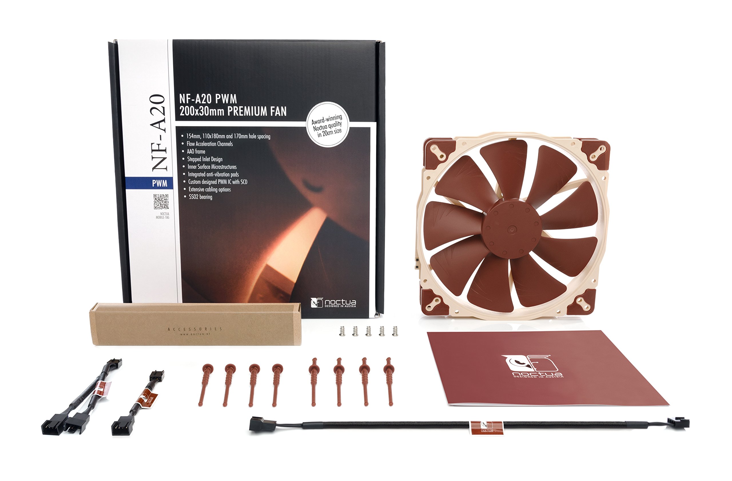 Foto 6 pulgar | Ventilador Noctua Nf-a20 Pwm Premium Silencioso, 200 X 30 Mm, 12 V, 4 Pines - Venta Internacional.