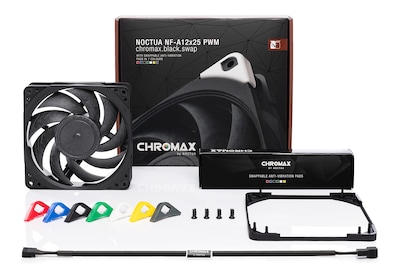 Foto 3 | Ventilador Noctua NF-A12x25 PWM chromax.Black.swap 120 mm - Venta Internacional