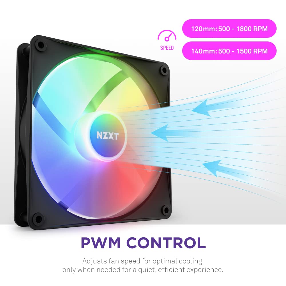 Foto 6 pulgar | Ventilador Nzxt F140 Rgb Core, Paquete Doble De 140 Mm Con Controlador Rgb - Venta Internacional.