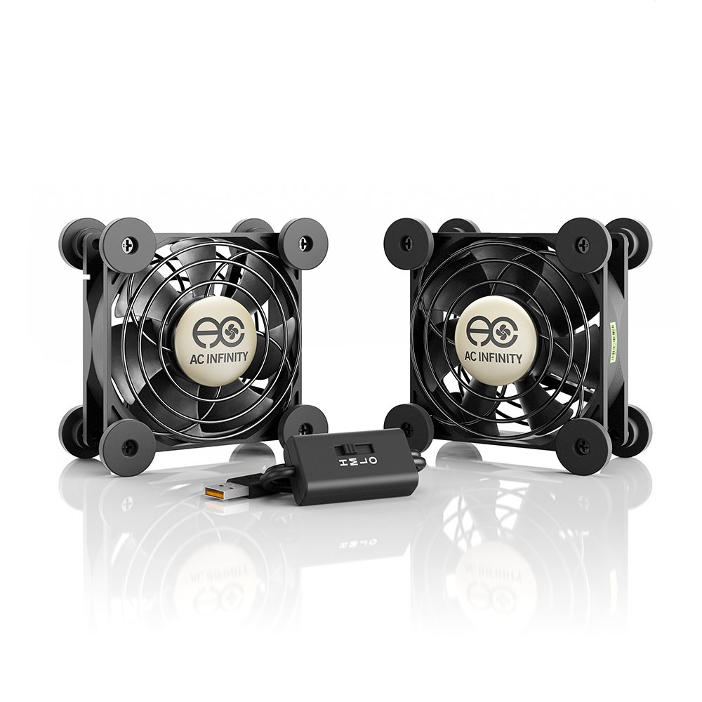 Foto 2 pulgar | Ventilador Usb Ac Infinity Multifan S5 Quiet Dual De 80 Mm Para Armario - Venta Internacional.